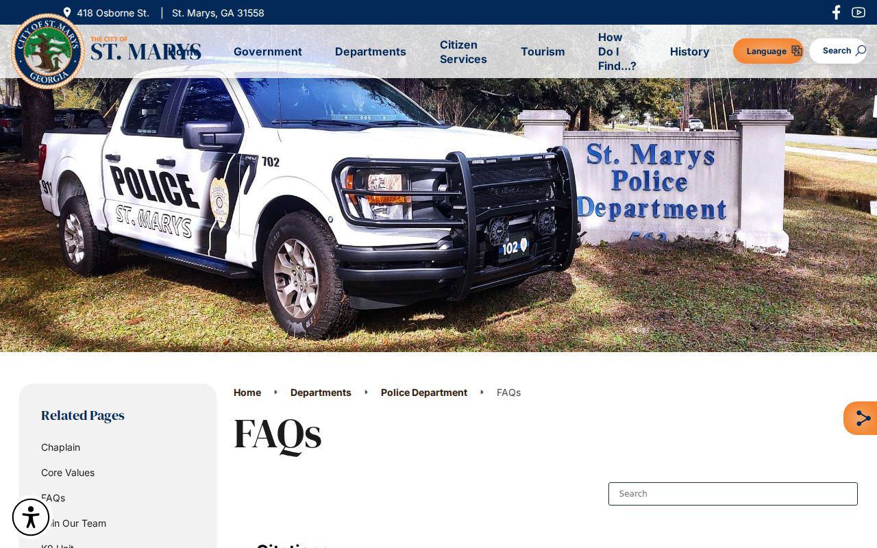 St. Marys local Camden County background check information