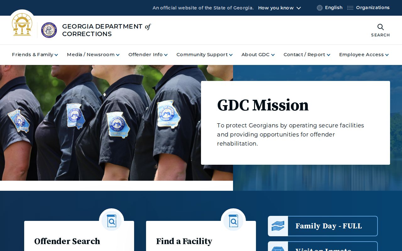 Georgia corrections source for Camden County criminal history